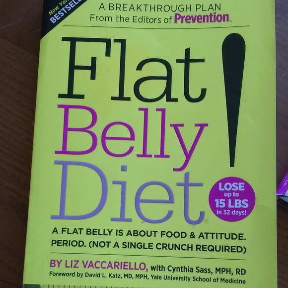 Flat Belly Diet Cookbook & Flat Belly Diet Book Set of 2 Books New - Picture 2 of 6